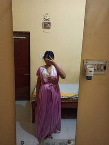 Pink Silk Nighty