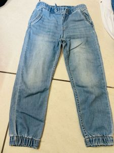 H&amp;M Blue Denim Joggers