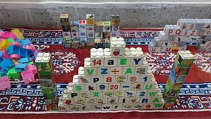 Well Maintained Toy Building Blocks