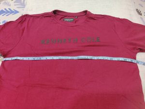 KENNETH COLE Brand Print  Slim Fit Crew Neck Tshir