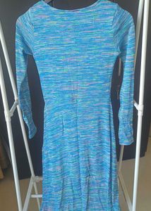 Blue Multi Colored Dress