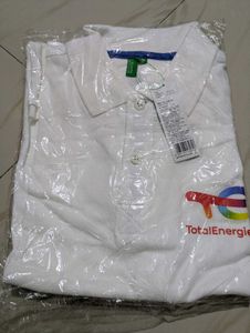Benetton White Polo Shirt