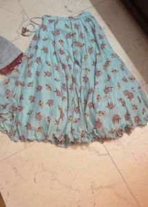 Floral Print Lehnga choli