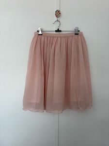 Pink Chiffon Skirt