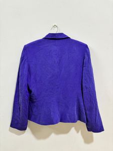 Solid Purple Formal Blazer
