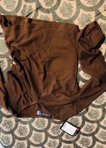 Brown Long Sleeve Top