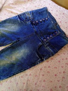 High Waisted Blue Denim Jeans