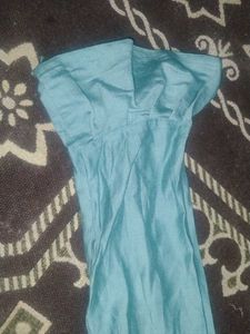 Teal Embellished pant Suit set