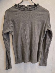 Roadster High Neck Gray Top