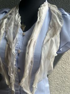 Elegant Blue Blouse