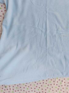 M Size Skyblue Top For Women