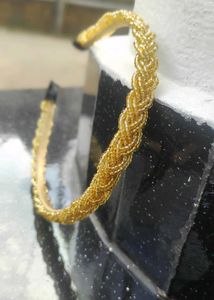 Golden Braided Headband