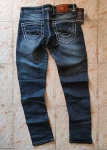 Denim Jeans (Navy Blue, Size 32)