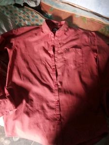 Red Casual Shirt