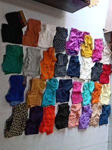 Lot of 32 Sari Blouses