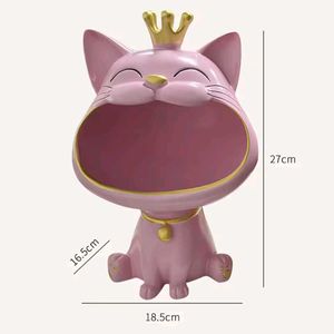 Lucky Big Mouth Cat Storage Green