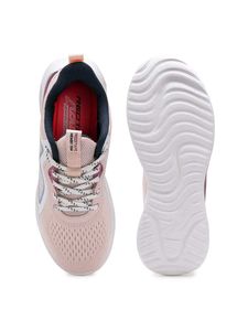 Red Tape Women Pink Mesh Walking Shoes