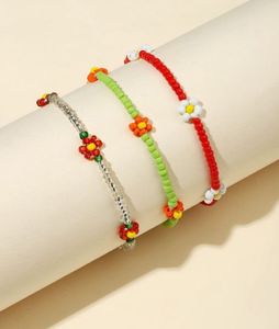Beaded Flower Bracelet