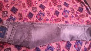 Gray Wash Denim Jeans
