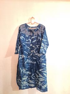 Blue Denim Kurta