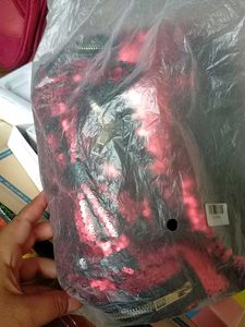 Red Sequin Backpack With Bunny Ears