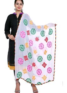 Chiffon Embroidered Dupatta (pack of 1)
