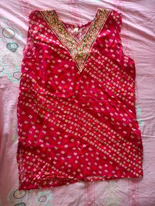 Festive Pink Kurta Set