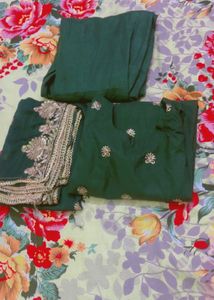 Green Paisley Embroidered Tunic