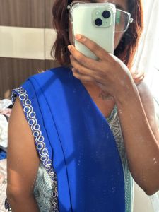 Copper Sulphate Blue Duppatta