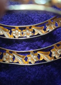 Gold Plated Bangle Jodi (Size 2.2)
