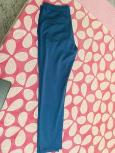 Blue Slim Fit Trousers