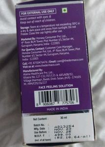 The Derma Co Peeling Solution