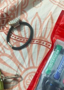 Pencil Pouch And Stick Pens