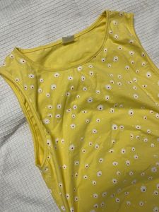 Yellow Floral Body Cone