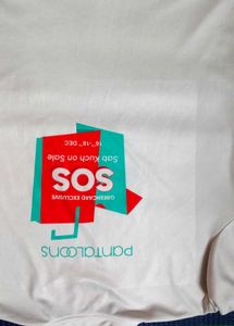 Pantaloons White Graphic T-Shirt