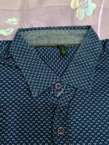 Benetton Patterned Shirt