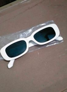 White Retro Sunglasses
