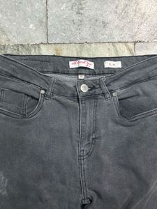 Gray Denim Jeans