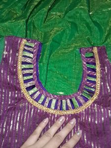 Lehenga From Saree