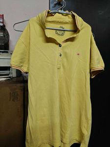 Monte Carlo Classic Yellow Polo T-Shirt – Size XXL