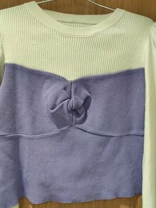 Slim Fit Crew Neck Crop Top Fancy