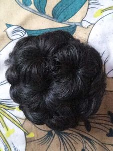 Black Hair Bun