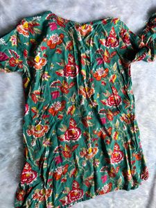 Floral Print Long Sleeve Blouse