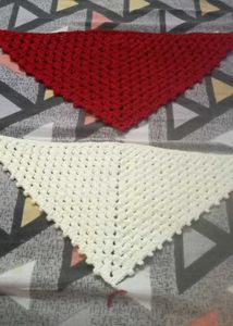 Woolen Handmade Crochet. Scarf