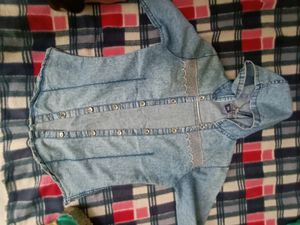 Light Blue Cotton Denim With Hood