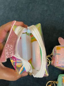 Holographic mermaid cute pouch
