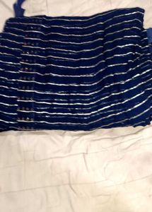 Elegant Navy Blu Saree
