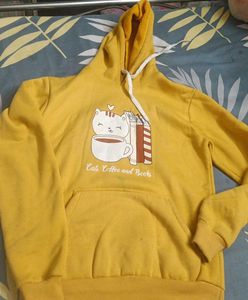 Cute Cat Coffee & Books Hoodie