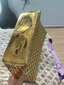 Golden Tote Bag