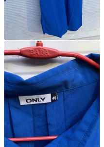 Combo ( Only Blue Dress&amp; Twisted Neckline Top)